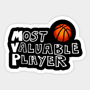 MVP - Basketball Sticker